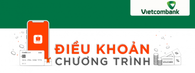 Ưu đãi Thẻ tín dụng Quốc tế Vietcombank cùng Shopee