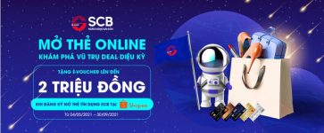 Ưu đãi mở Thẻ tín dụng SCB