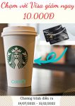 Ưu đãi giảm ngay 10K cho chủ thẻ VPBank tại Starbucks