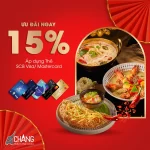 Ưu đãi 15% cho chủ thẻ SCB Visa/Mastercard tại Nhà hàng Chang - Modern Thai Cuisine