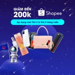 Giảm đến 200k dành cho chủ thẻ tín dụng SCB mua sắm tại Shopee