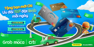 GrabFood giảm trực tiếp 60.000VND dành cho chủ thẻ Citi