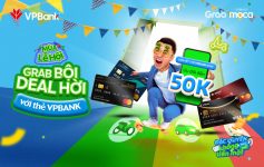 GRAB: Ưu đãi ngập tràn dành cho thẻ tín dụng VPBank