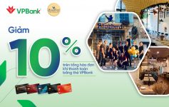 Ưu đãi giảm đến 10% dành cho chủ thẻ VBPank tại Blue Bird