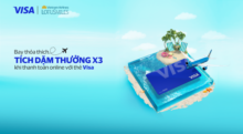 Nhận 1 dặm thưởng cho chủ thẻ BIDV Visa chi tiêu quốc tế cùng Vietnam Airlines