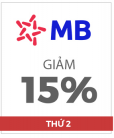 Giảm 15% Khi Thanh Toán Bằng Thẻ Quốc Tế MB Bank Trên Shoppe