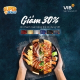 VIB Super Deals – Cơn Sốt Ẩm Thực – Giảm ngay 30% cùng Thẻ tín dụng VIB