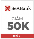 Thẻ quốc tế SeaBank giảm 50K khi thanh toán trên Shopee