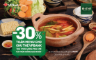 Bò-lế-rồ giảm đến 30% khi thanh toán bằng thẻ VPBank