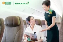 Giảm 5% giá vé máy bay tại EVA Air dành cho tất cả chủ thẻ OCB