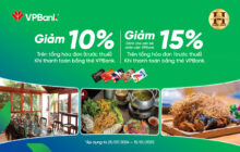 Ưu đãi giảm ngay 15% khi chi tiêu thẻ VPBank tại Hidden House