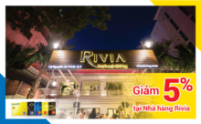 Nhà Hàng Rivia giảm đến 5% cho chủ thẻ Nam Á Bank