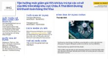 Giảm 20% các dịch vụ tại IHG khi sửdụng thẻ Visa SeABank