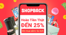 ShopBack giảm 50.000 đồng trên tổng hóa đơn khi thanh toán bằng thẻ VIB