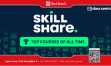 Visa SeABank Ưu đãi giảm giá 40% phí hội viên SkillShare