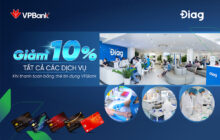 Giảm 10% cho chủ thẻ tín dụng VPBank tại DIAG