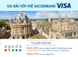 Agoda giảm đến 20% với thẻ Sacombank Visa