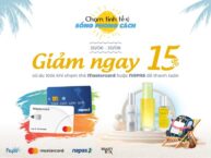 Beauty Box ưu đãi 15% cho thẻ Vietcombank nàng tự tin chăm da xinh ngày hè