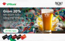 Biacarft: Giảm ngay 20% khi thanh toán bằng thẻ VPBank