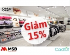 Nhận ngay ưu đãi giảm tới 15% thời trang OnOff khi thanh toán bằng thẻ MSB