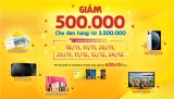 Giảm 500.000VNĐ khi mua sắm tại Adayroi cho chủ thẻ Nam A Bank