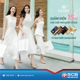 Elise giảm đến 15% cho chủ thẻ SCB