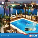 Ưu đãi 8% tại Hotels với thẻ quốc tế SCB