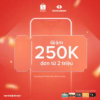 Debit Mega tặng ngay 250K cho chủ thẻ ghi nợ Visa Techcombank khi chi tiêu tại Shopee