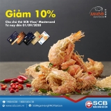 Jumbo Seafood Việt Nam giảm 10% cho chủ thẻ SCB