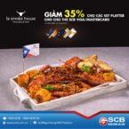 La Smoke House giảm 35% cho chủ thẻ SCB