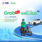 Giảm đến 70,000 VND dành cho chủ thẻ MB khi sử dụng dịch vụ trên ứng dụng Grab