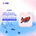 Giảm 50,000 VNĐ dành cho chủ thẻ MB tại nhà hàng JUMP ARENA