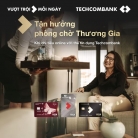 Tặng thưởng lượt sử dụng phòng chờ Thương gia tại sân bay cho chi tiêu online với thẻ tín dụng Techcombank