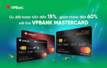 Giảm ngay 15% cho chủ thẻ VPBank Mastercard khi sử dụng dịch vụ ăn uống tại Flower Garden Hotel