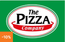 Giảm 10% trên tổng hóa đơn khi thanh toán bằng thẻ VIB tại hệ thống nhà hàng The Pizza Company