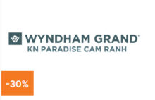 Giảm 30% khi sử dụng thẻ thanh toán và tín dụng VIB tại Wyndham Grand KN Paradise Cam Ranh