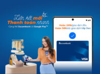 Hoàn 100.000 VND khi liên kết thẻ thanh toán/thẻ tín dụng Sacombank Visa thành công trên Google Wallet